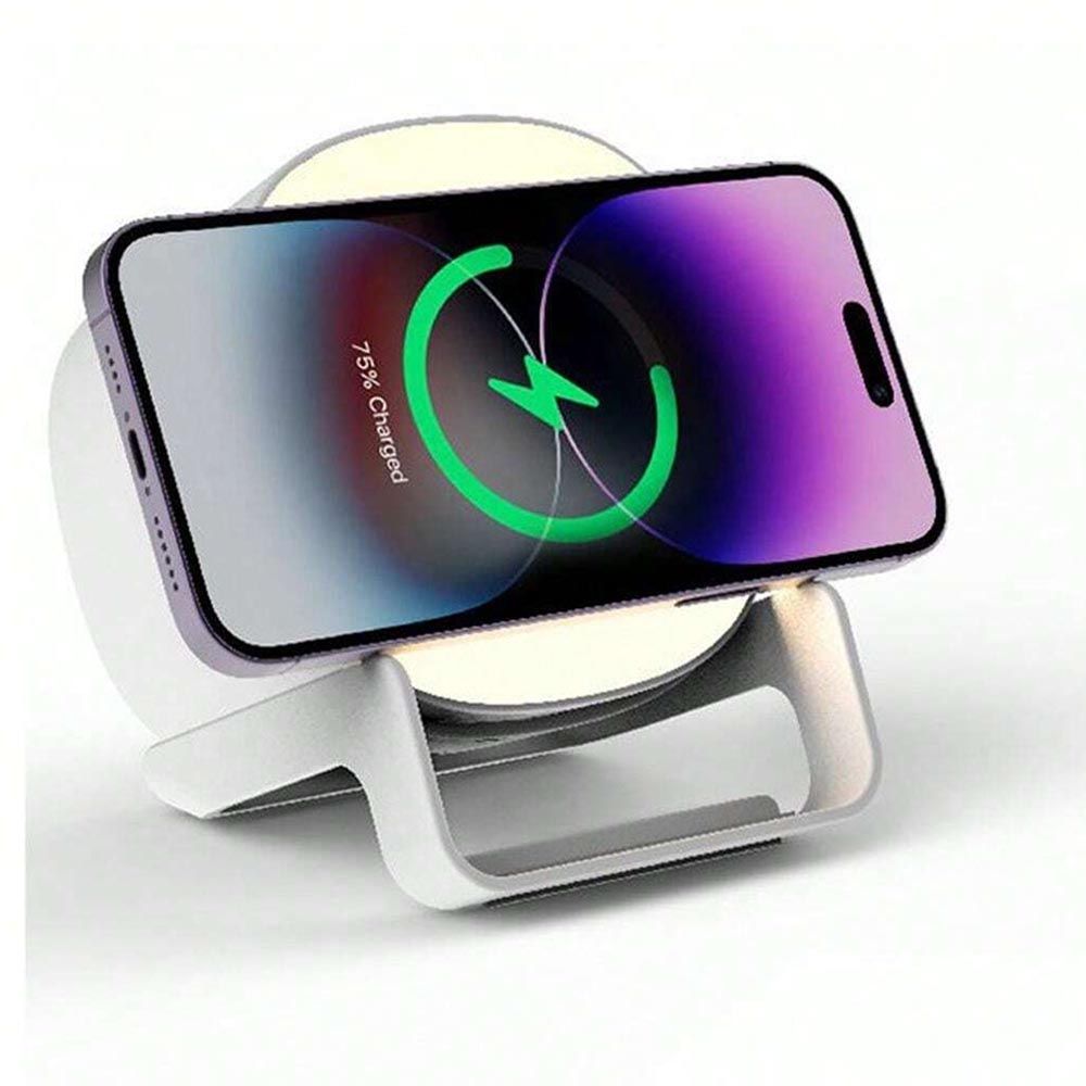 Altavoz con Bluetooth y carga inalámbrica para celular