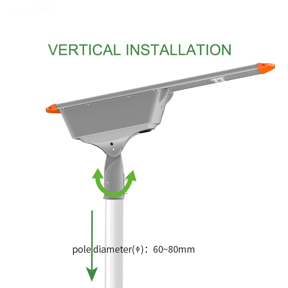Luminaria led solar All-In-One 5700K IP66 c/sensor mov.