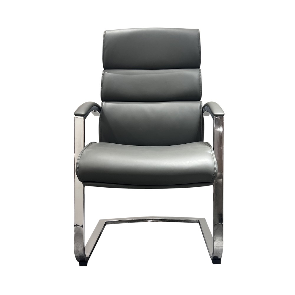Silla de espera Bali de PU color gris