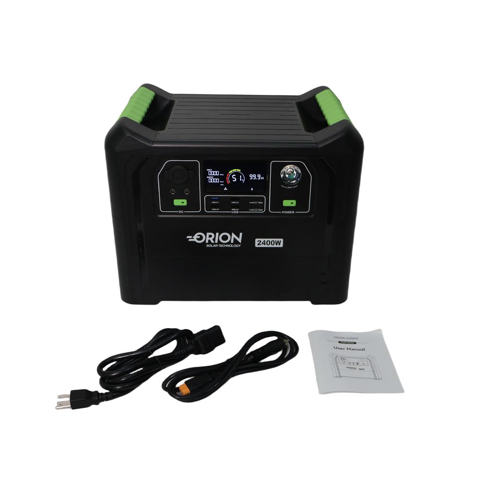 Batería portátil Power Station 2400W con respaldo 2560WH