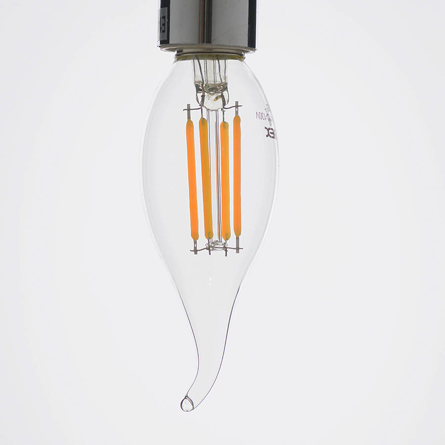 Foco led C35 base E14 4W 400LM 2700K dimerizable