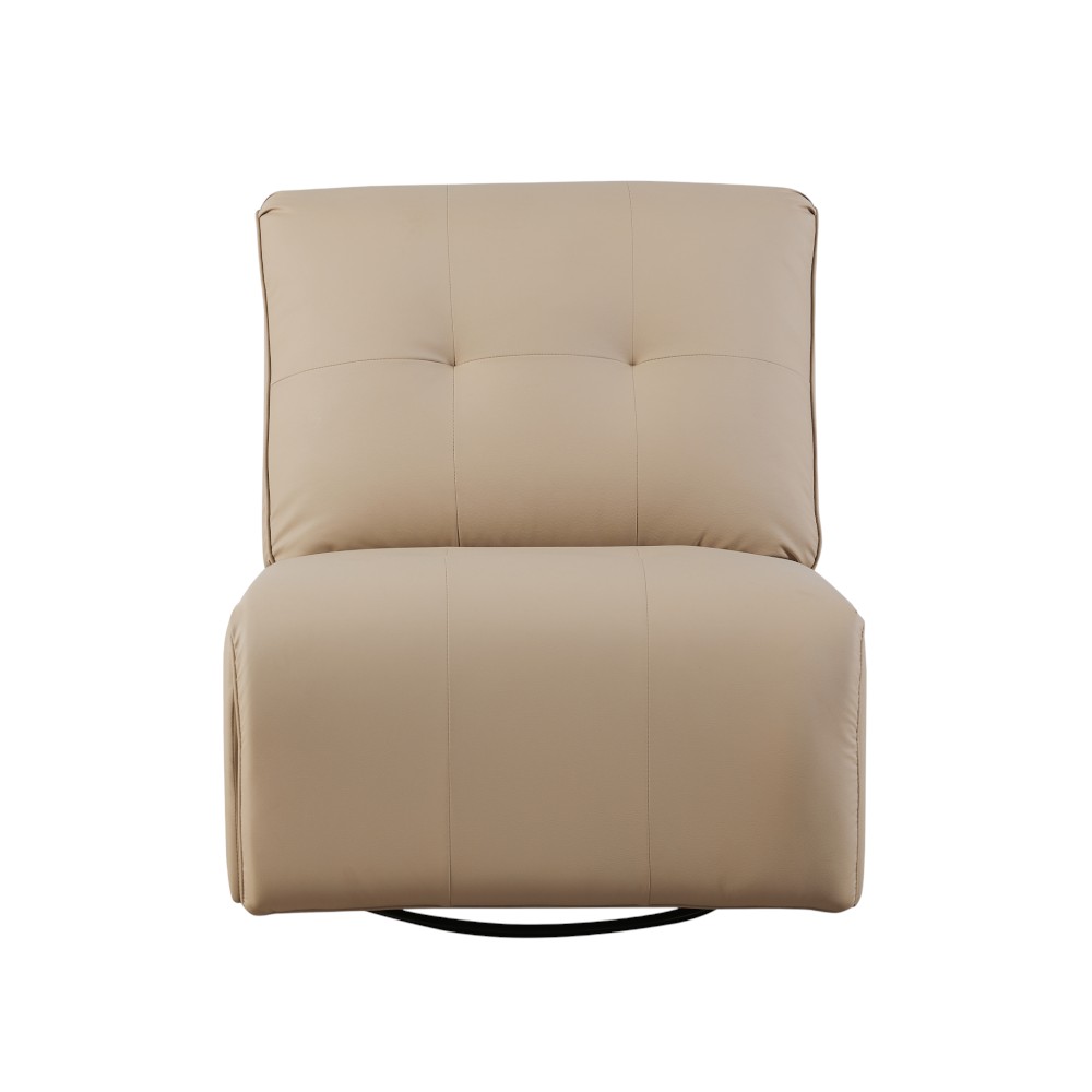 Reclinable individual eléctrico con USB tapiz tipo piel