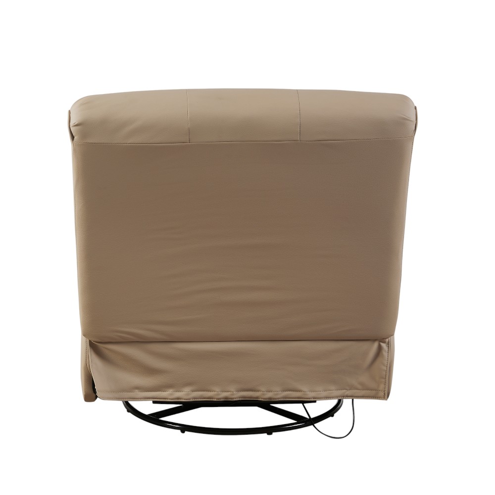 Reclinable individual eléctrico con USB tapiz tipo piel