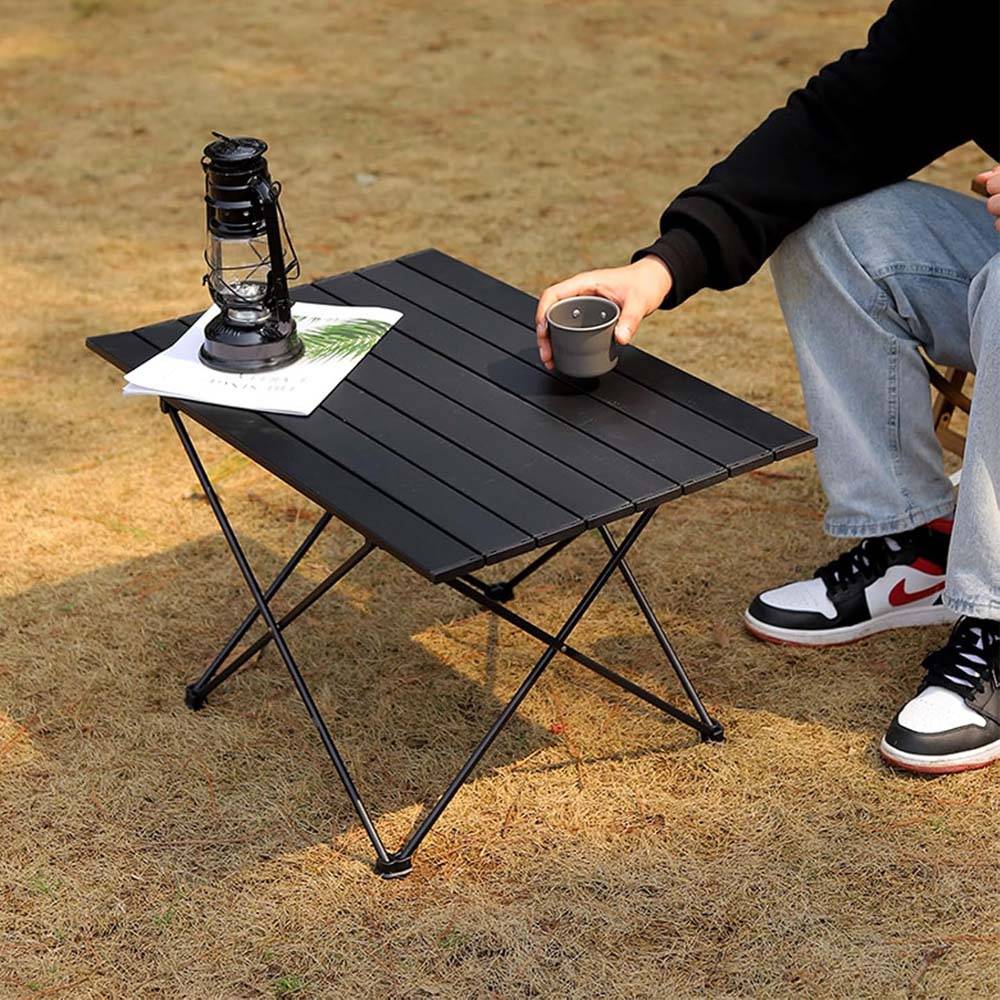 Mesa plegable portátil ultraligera con almacenamiento