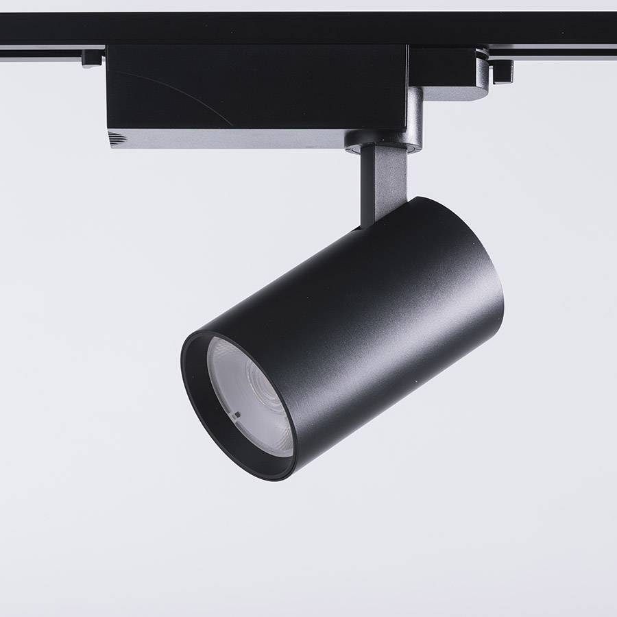 Spot LED 360° de aluminio negro 30W 4000K