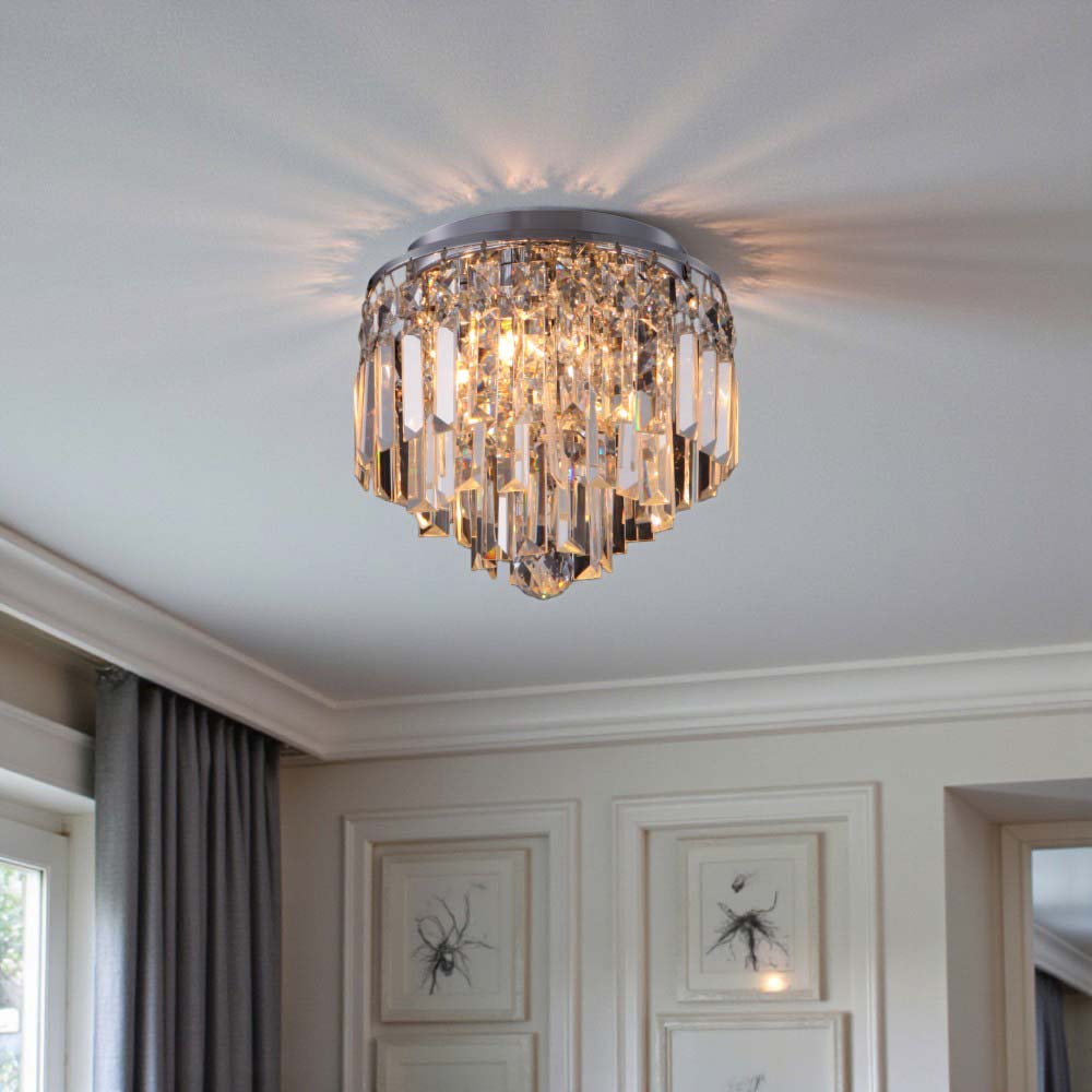 Lampara de tumbado 4xG9 Verona chrome de cristal