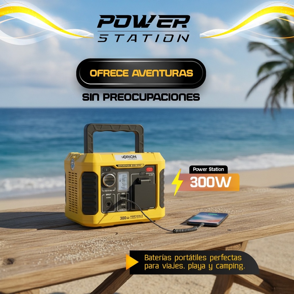 Batería portátil Power Station 300W 231WH LFP