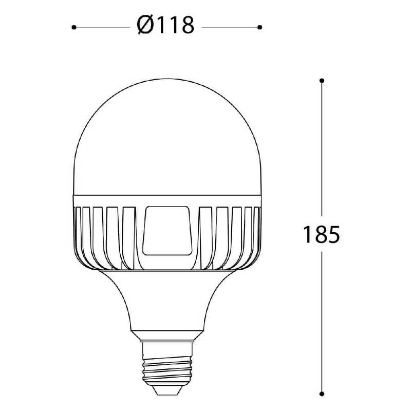 Foco Led E27 High Power 50W luz blanca Fumagalli