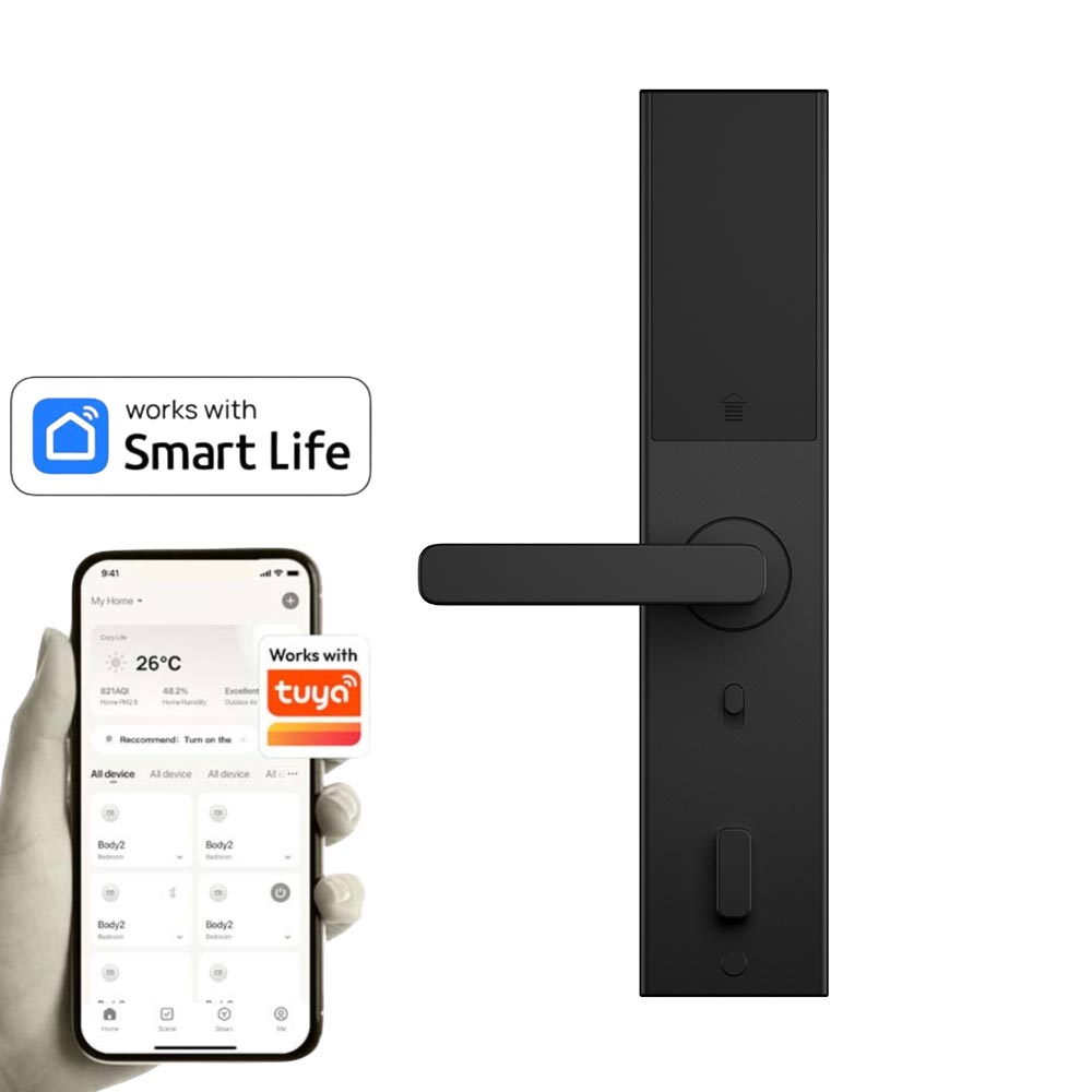 Cerradura WiFi Vanguard black