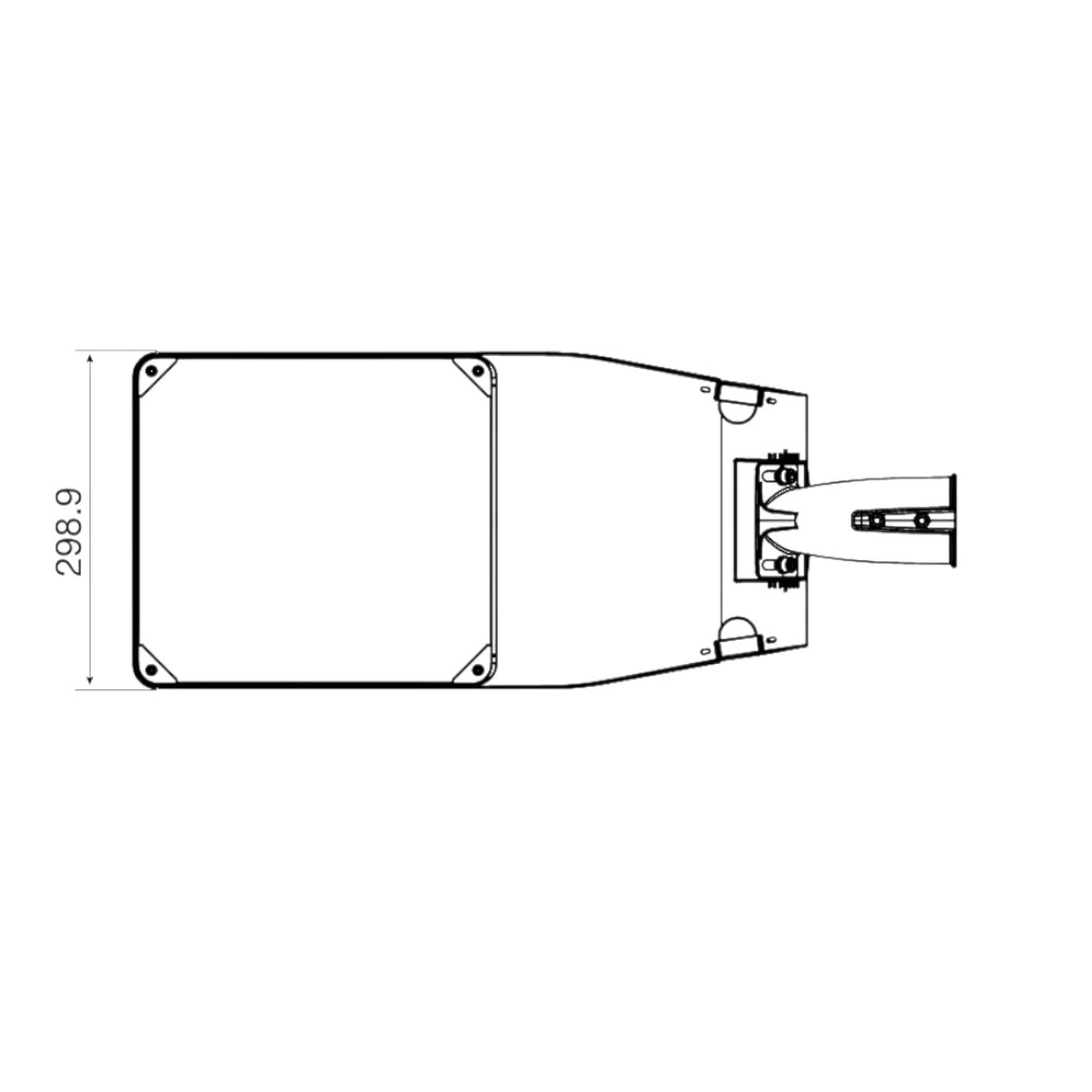 EURO PRO 200W 4000K 30000LM CON BASE DE FOTOCELULA