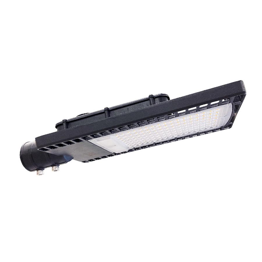 Luminaria led Euro gris 100W 4000K con base fotocelula