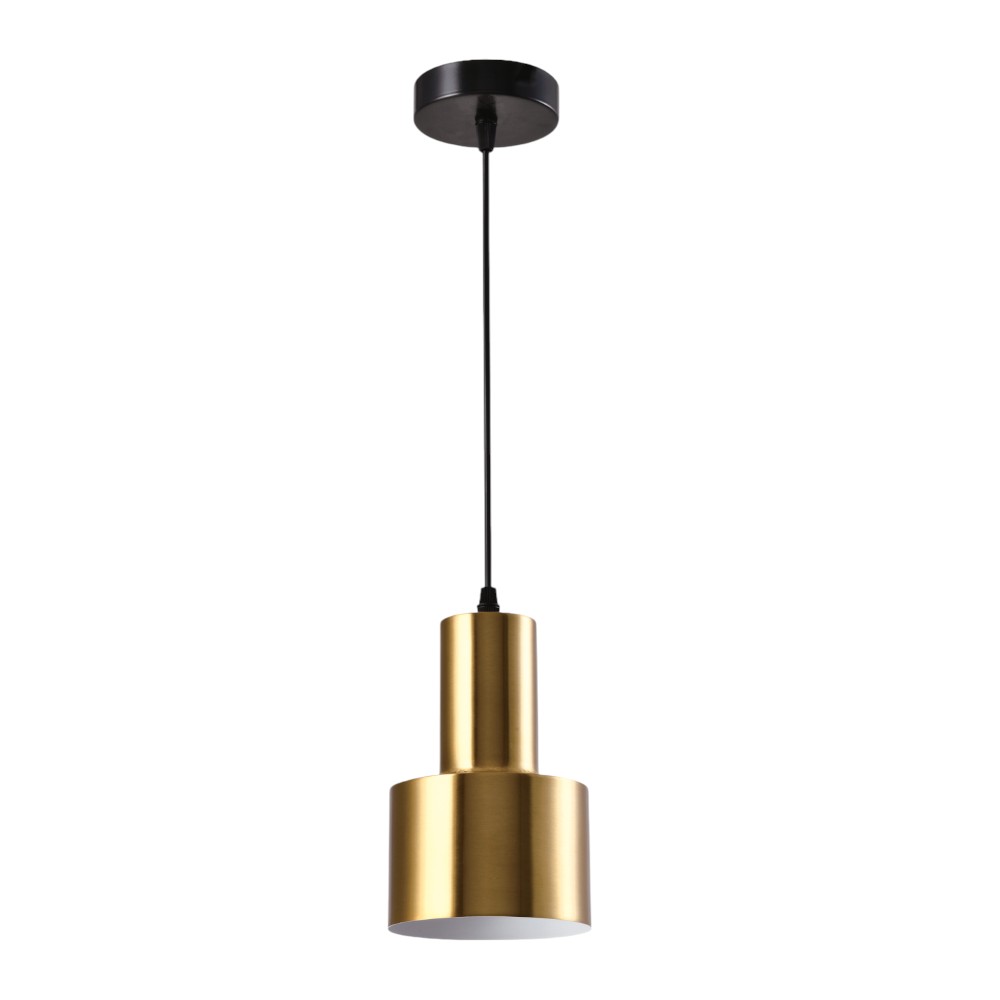 Lampara colgante E27 Vania metal de dorado brass