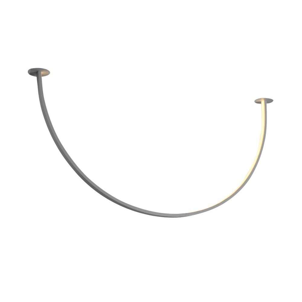 Lámpara empotrable led de tumbado Nori white luz cálida 70cm