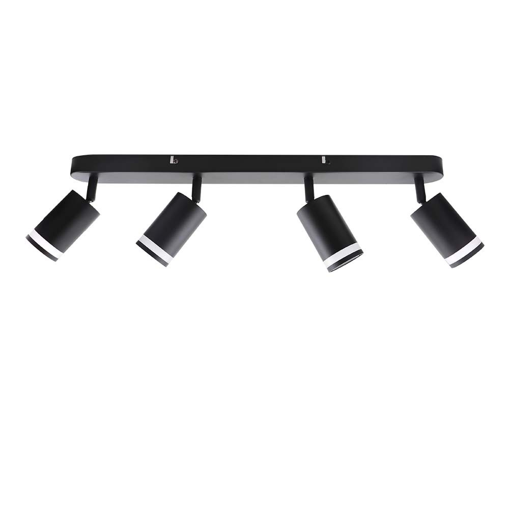 Spot 4xGU10 dirigible Arly negro