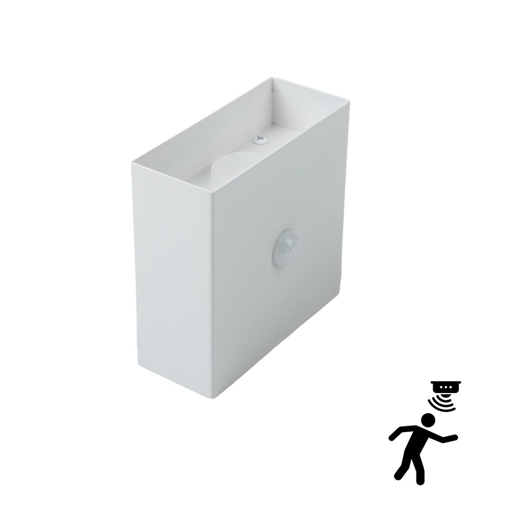 Lámpara led de pared recargable up&down blanca luz cálida