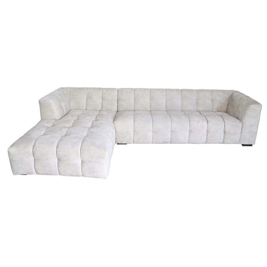 Sofá esquinero izquierdo Lucca beige