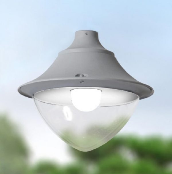 Luminaria LED p/brazo Vivi 400 GRIS difusor claro 4000K 50W