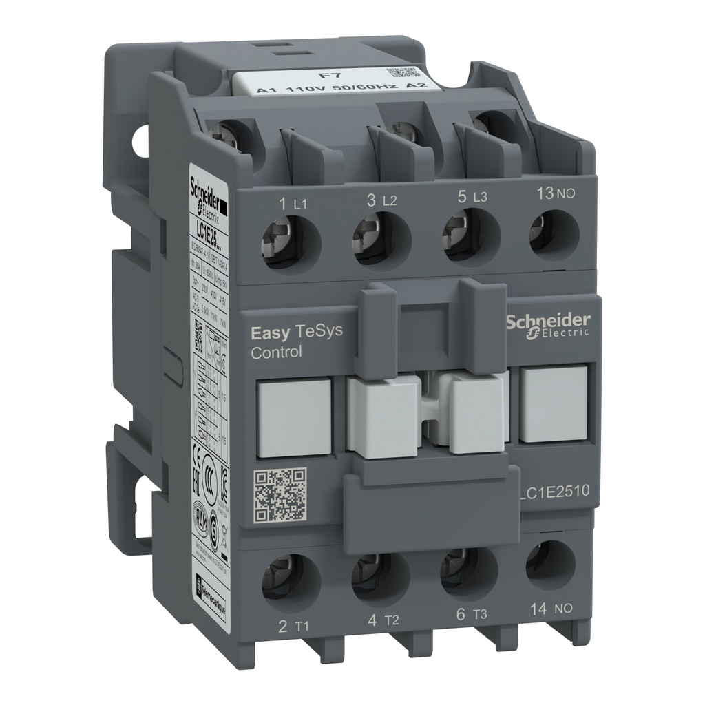 Contactor EasyPact TVS 3P(3 NO) AC3 25A 110 VAC