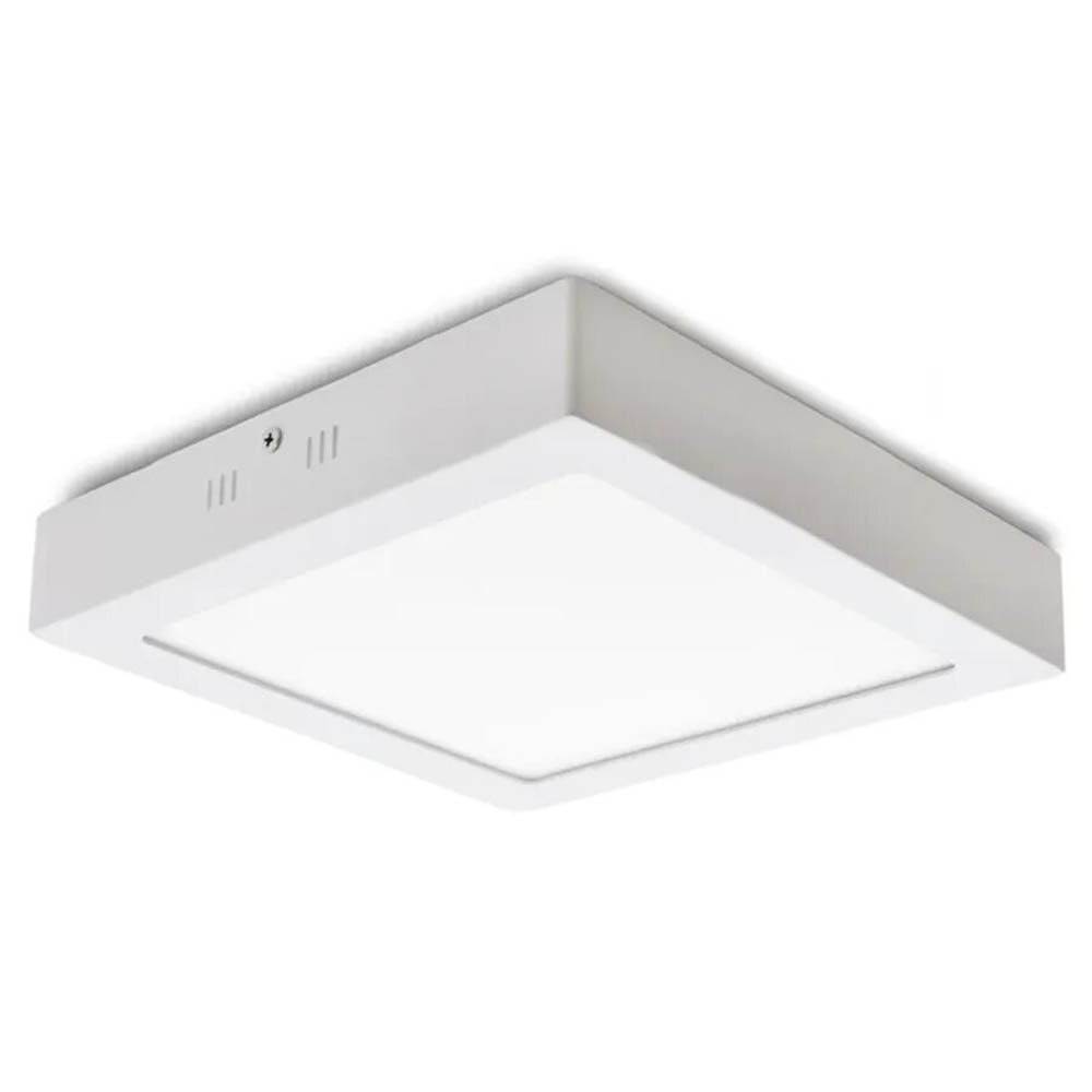 Plafón led cuadrado 24W 3000K
