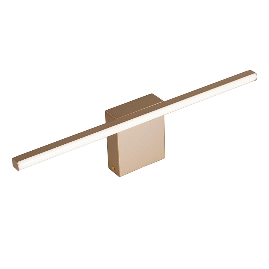 APLIQUE DE PARED LED RECTANGULAR GOLD 12W 4000K 50X8X13 CM