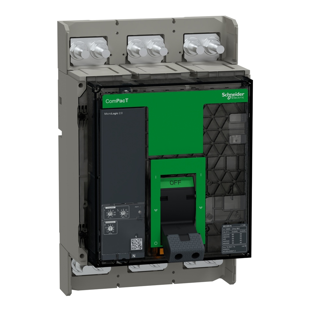 Breaker 3P 1000A Compact con Micrologic