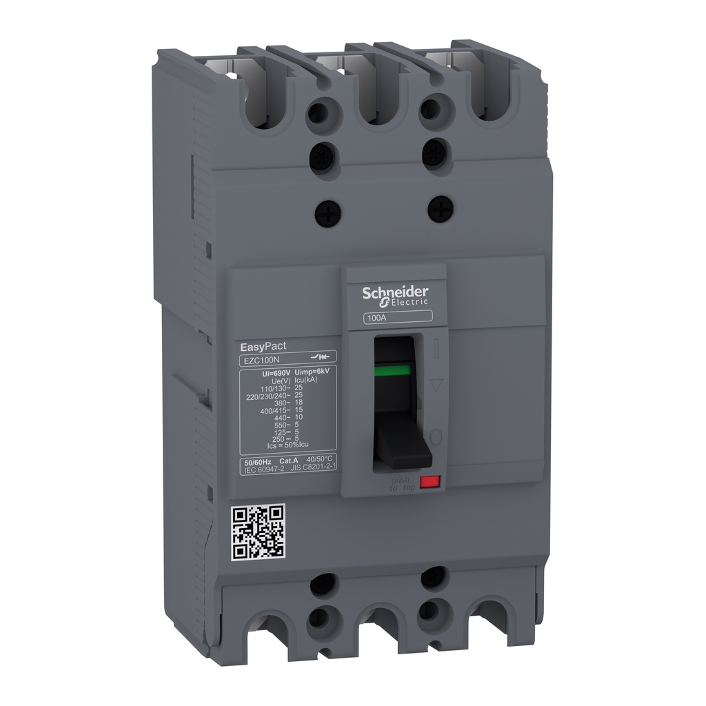Interruptor termomagnético EasyPact EZC 3P 20A TMD