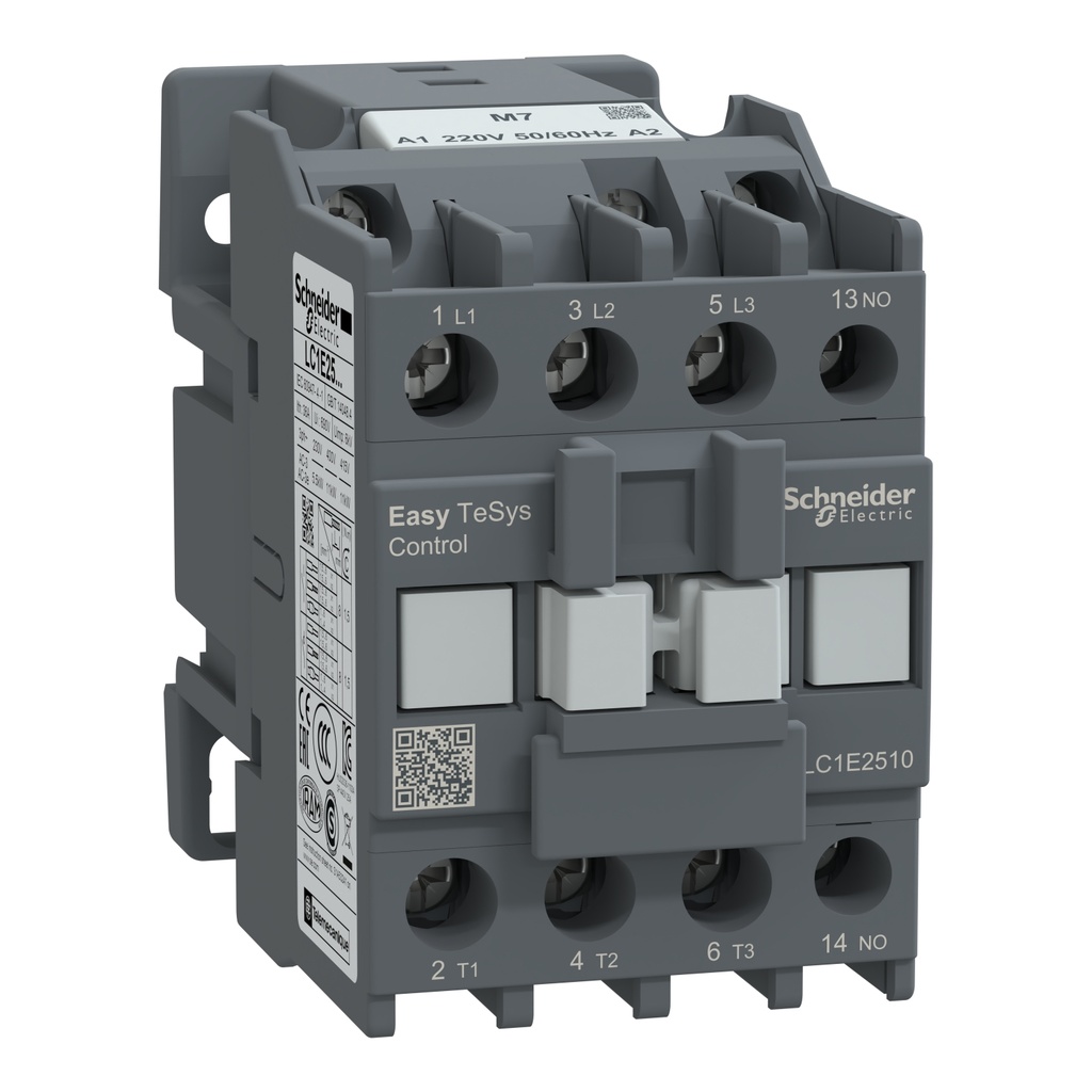 Contactor EasyPact TVS 3P(3 NO) AC3 25A 220 VAC