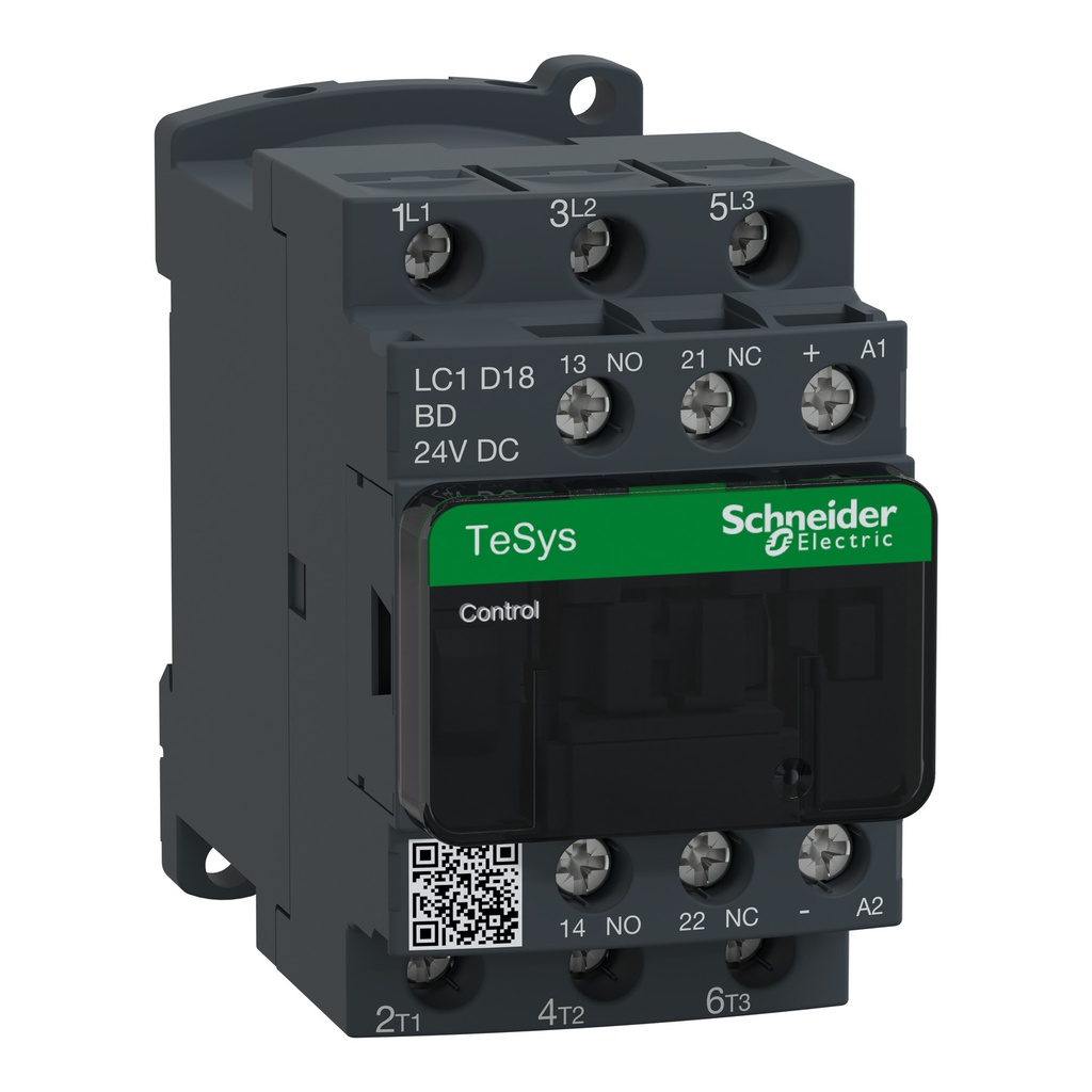 CONTACTOR 3P 18A BOB 24VDC