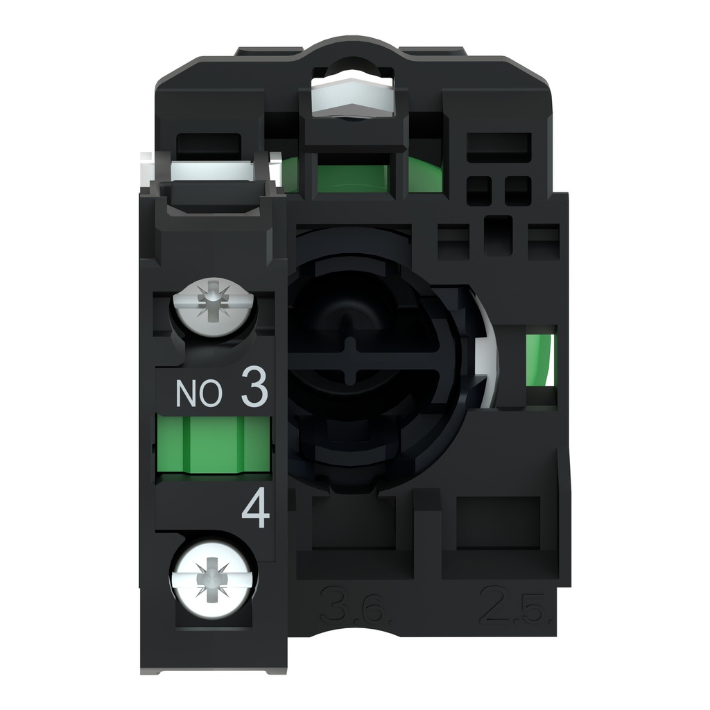 PULSADOR RASANTE NEGRO PLASTICO XB5AA21 22MM 1NA