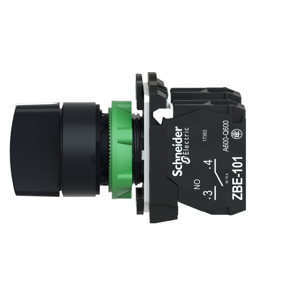 SELECTOR 3 POSICIONES PLASTICO 2NA 22MM XB5AD33