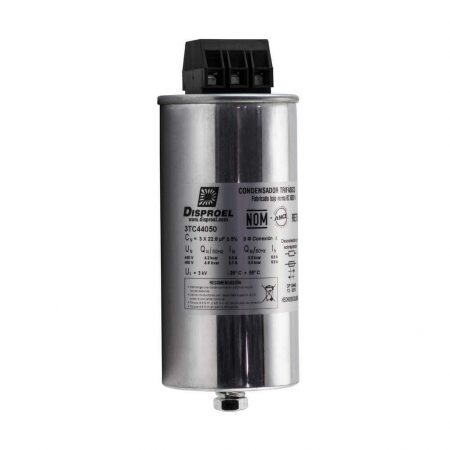 CONDENSADOR TRIFÁSICO 20KVAR 220-240VAC