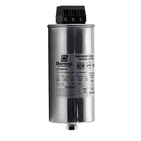 CONDENSADOR TRIFÁSICO 10KVAR 220-240VAC