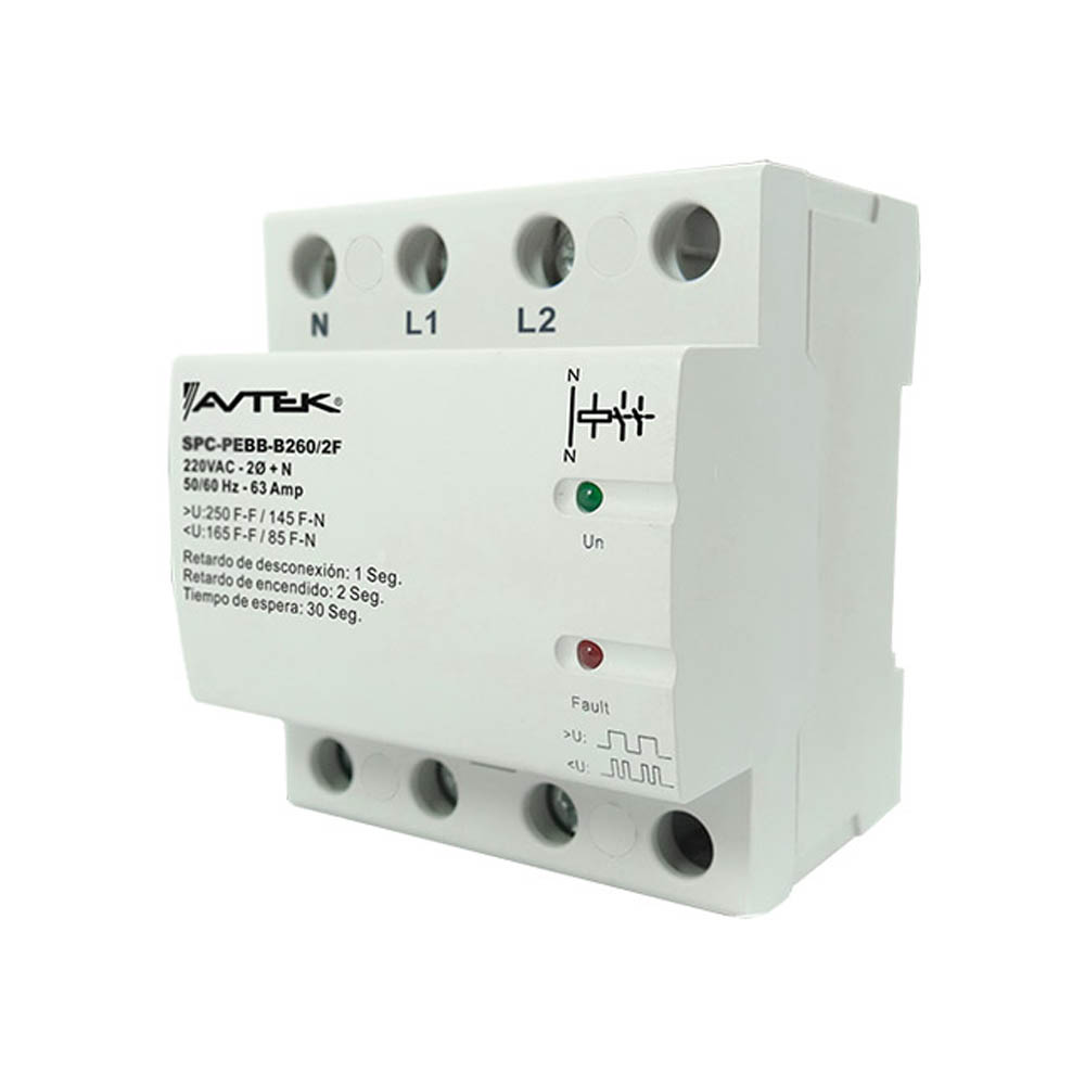 Protector de Voltaje Bifásico cocinas eléctricas/induccion