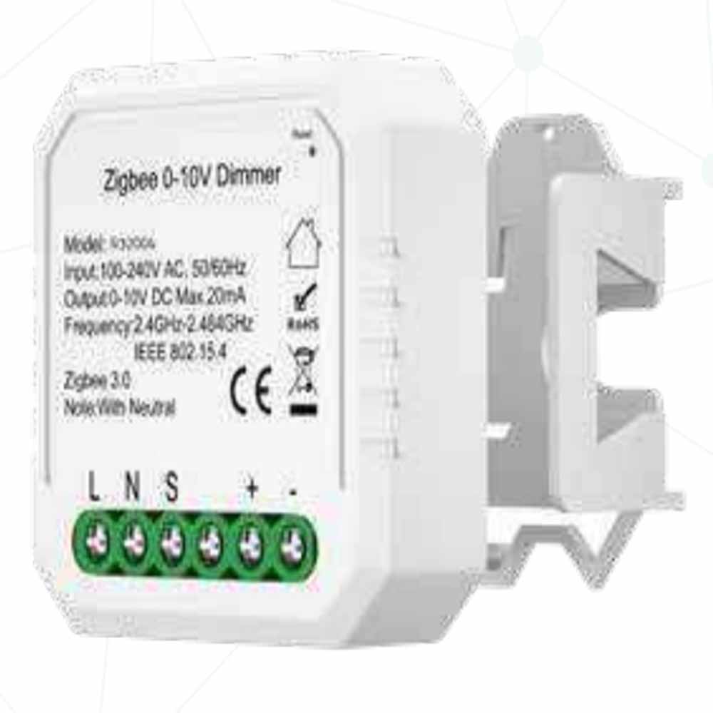 Módulo remoto Zigbee 1 canal dim 0-10VDC Dexel Pr