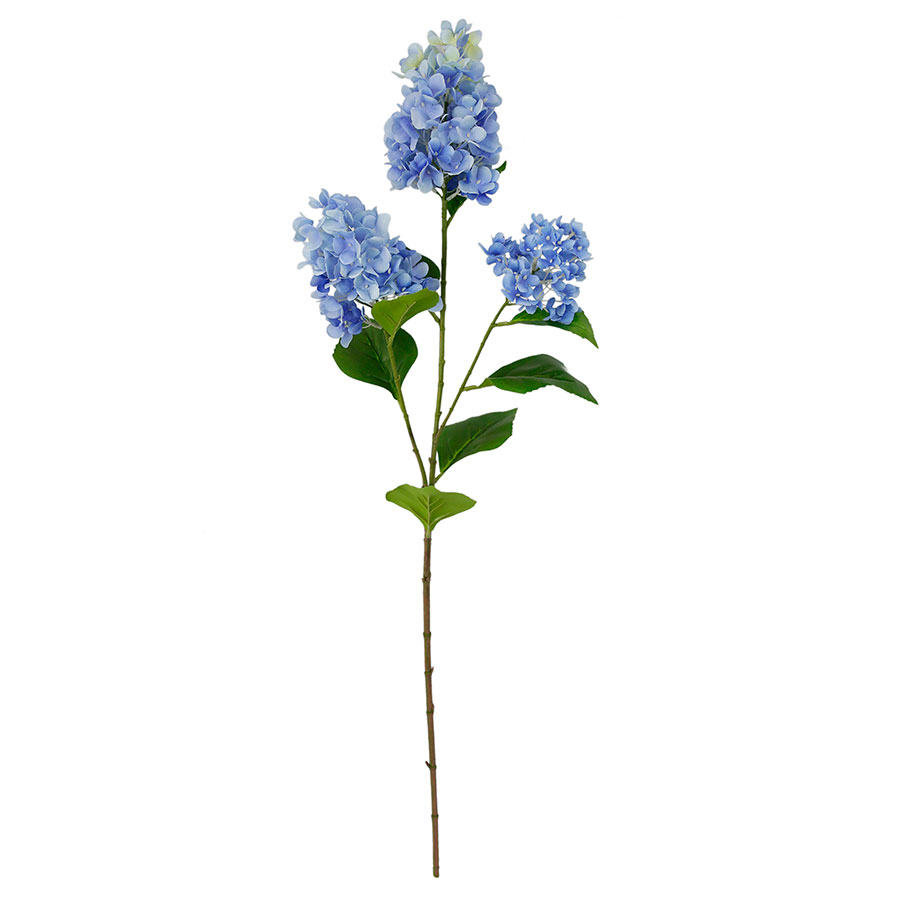 Rama (x1) Hortensia artificial celeste 92cm