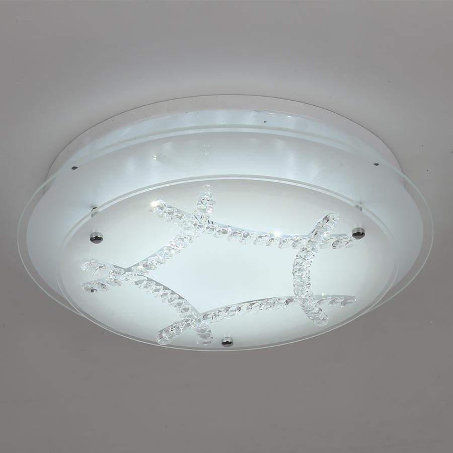 Plafón circular 24cm Pentágono para módulo led