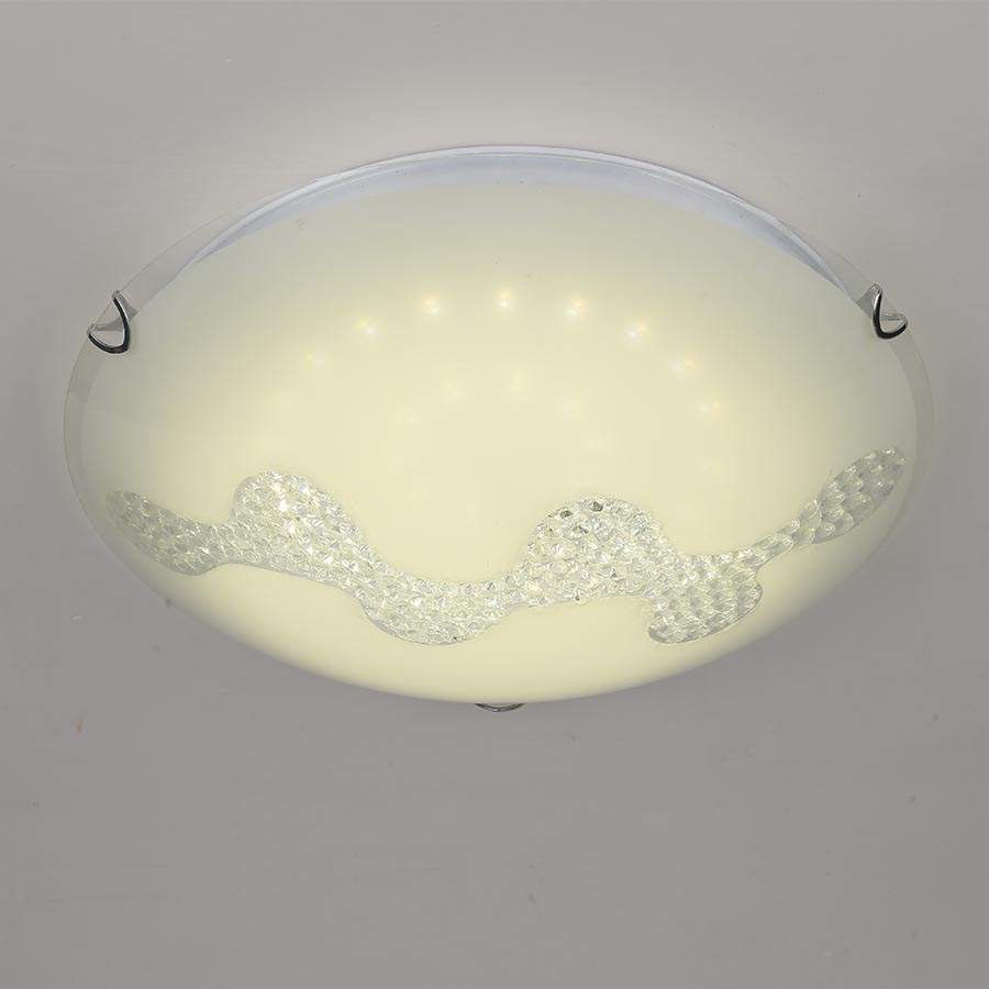 Plafón circular 30cm Ondas para módulo led