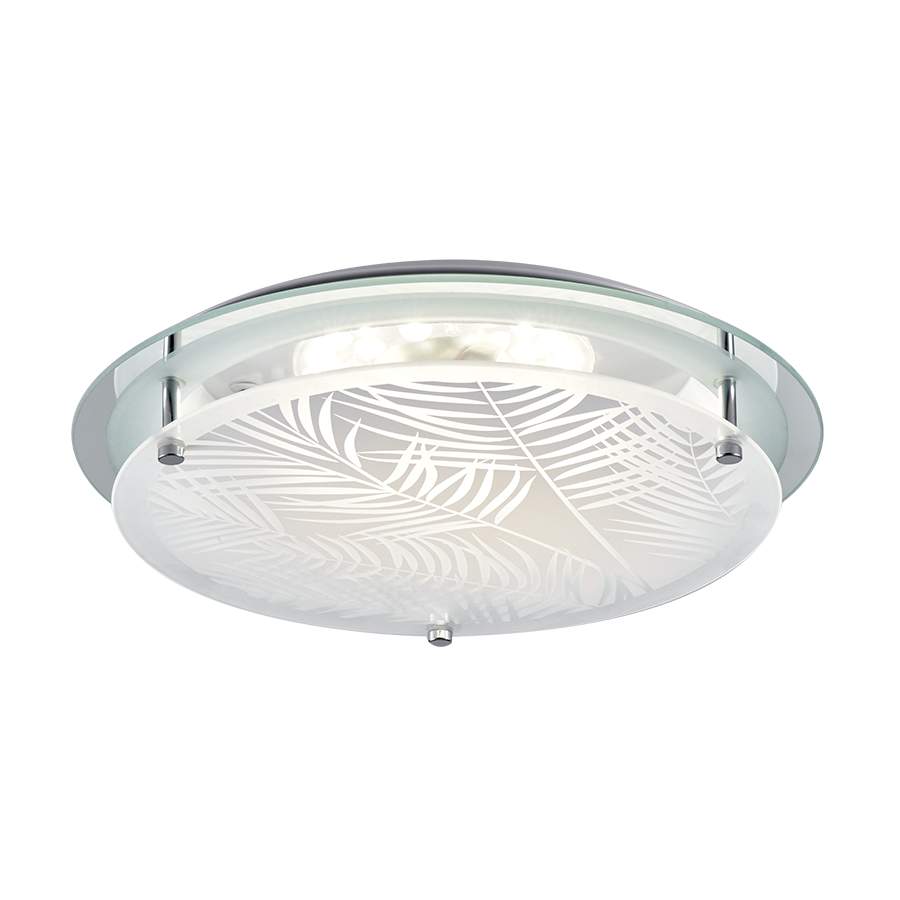 Plafón circular 30cm Palmeras para módulo led