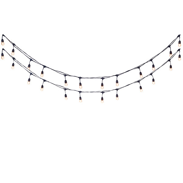 Guirnalda de exterior (15m) para 24 focos Led