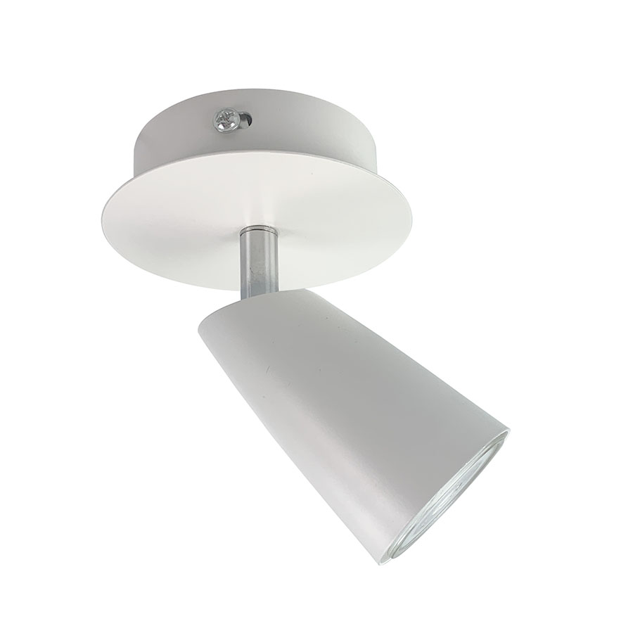 Spot dirigible Gary blanco para foco GU10