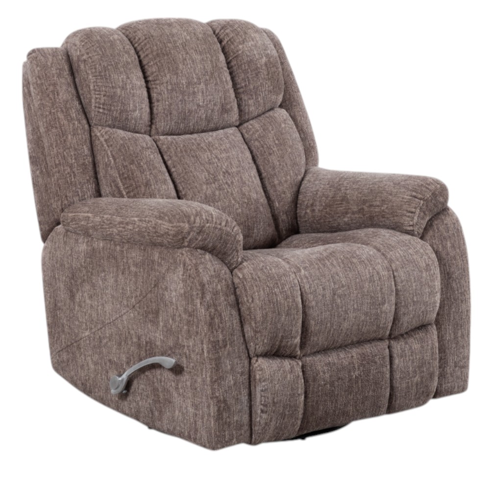 Reclinable manual Seth de tapiz oscuro