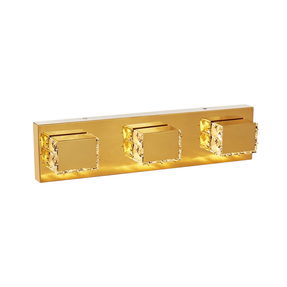 Aplique de pared led Victoria metal cromado 3CCT