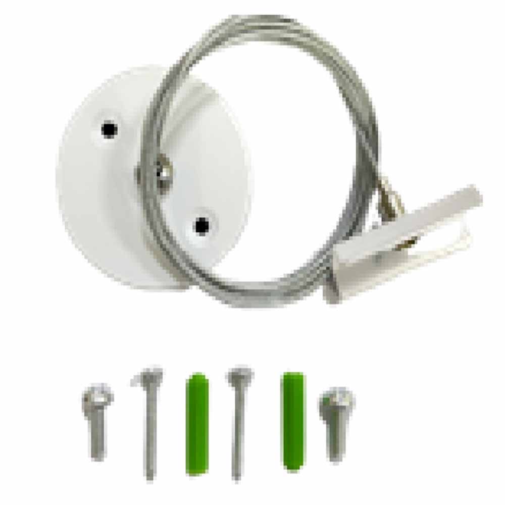 Cable de suspensión para track lineal negro