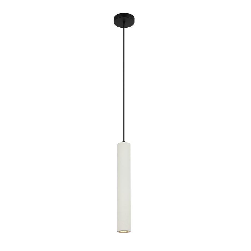 Lámpara colgante GU10 Drift cemento blanco 50cm