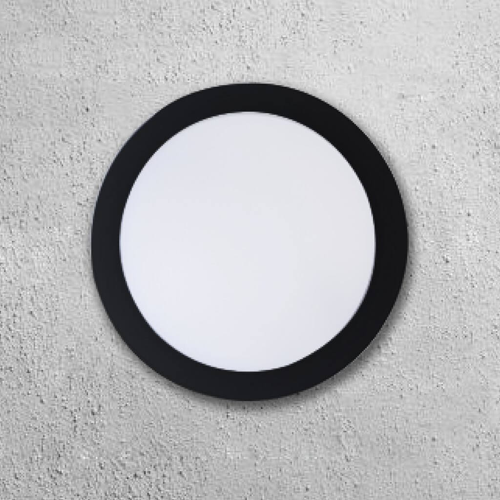 Palfón de techo o pared Umberta negro 2XE27 IP66