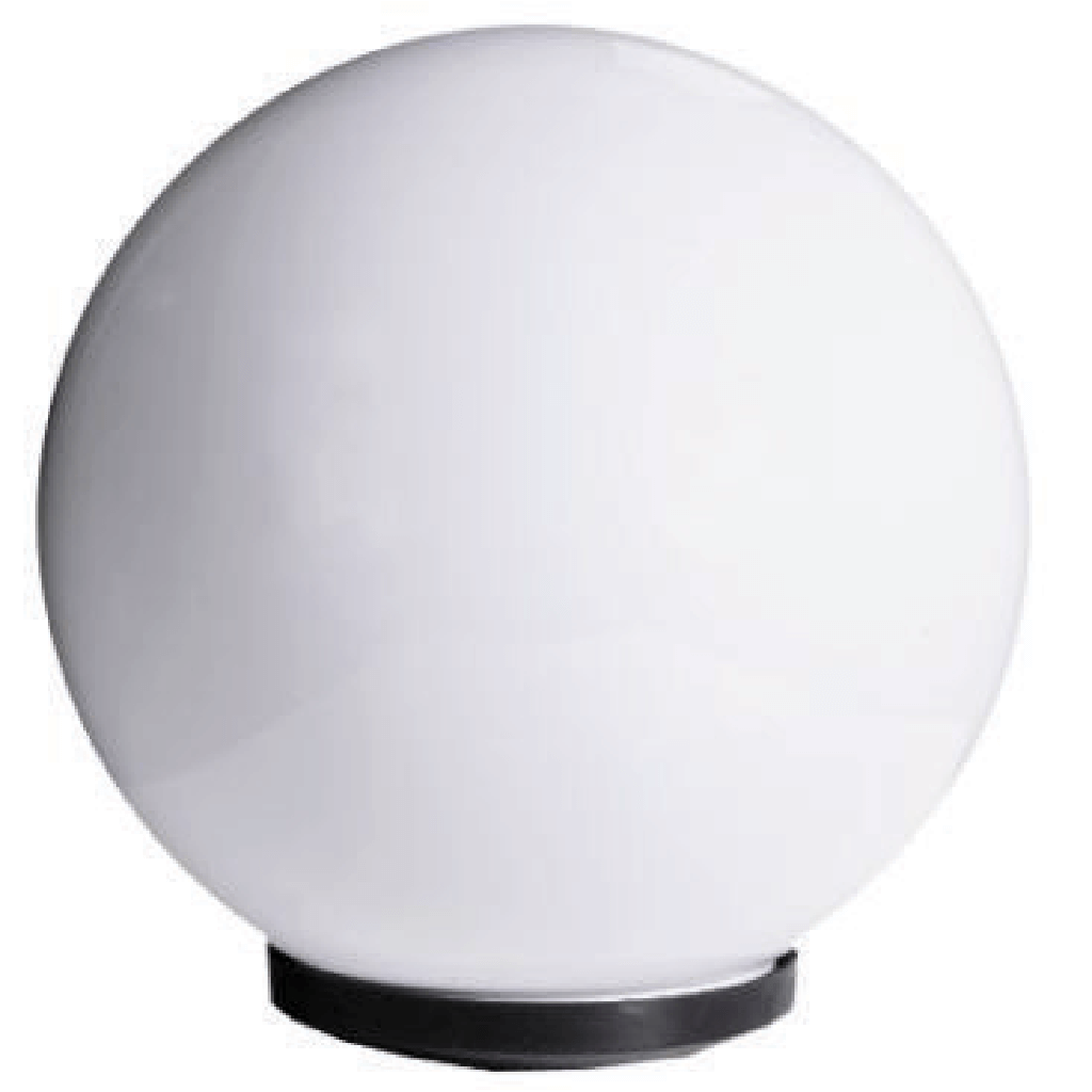 Globo opal 25cm con base E27