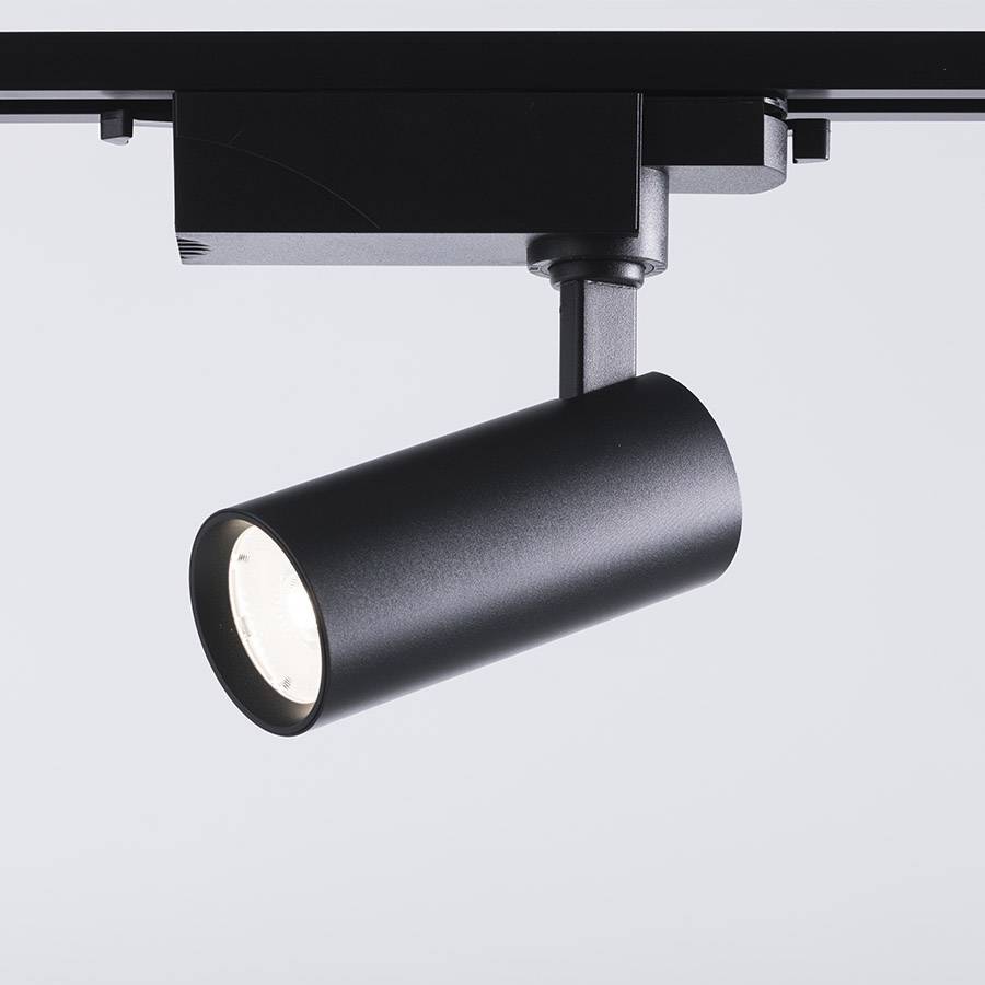 Spot LED 360° de aluminio negro 15W 4000K