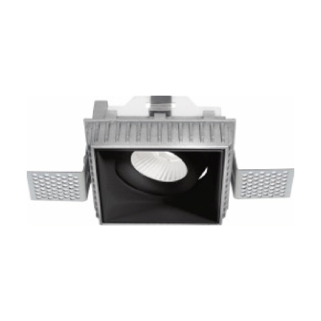 ODB GU10 cuadrado hundido dirigible negro