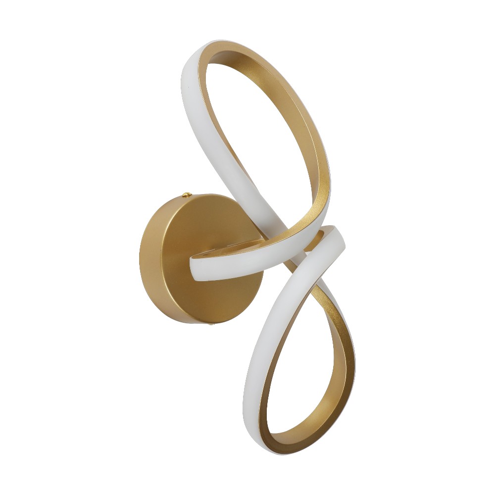 Lámpara led de pared Signature gold con 3CCT 10W