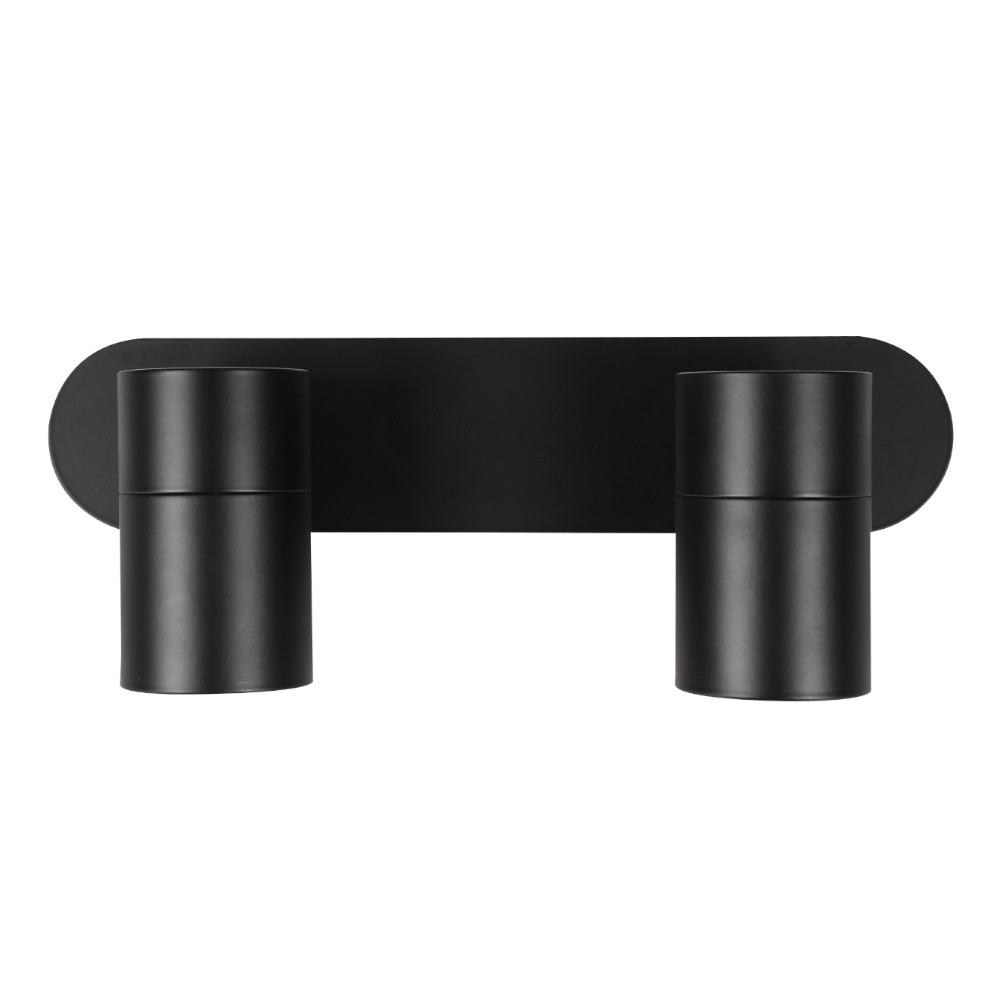 Spot 2xGU10 Tomy negro